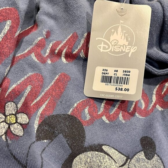 Target Disney Minnie Mouse Fleece Shorts Blue XL - Picture 2 of 2
